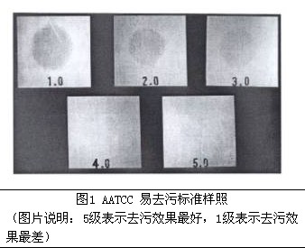 紡織易去污測試等級